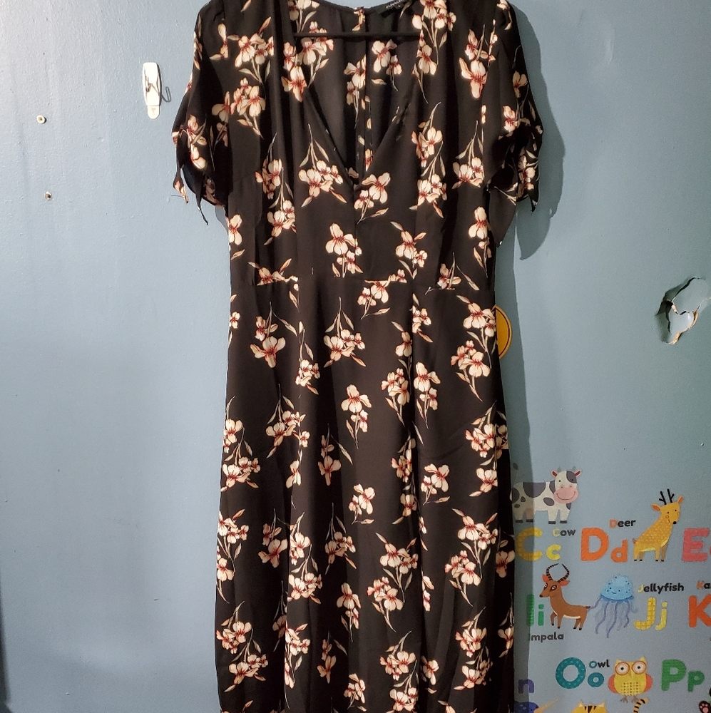 Midi floral dress